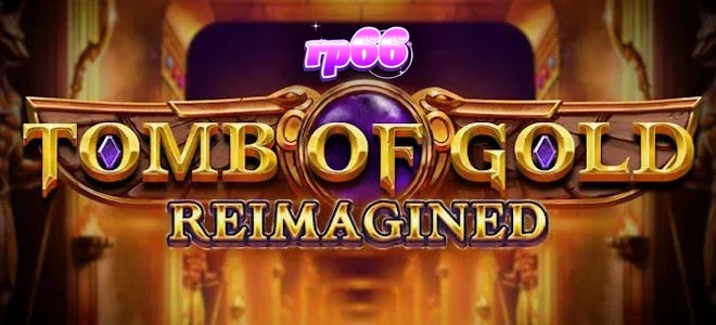 Tampilan visual slot Tomb of Gold Reimagined dengan nuansa ruang makam kuno yang megah.